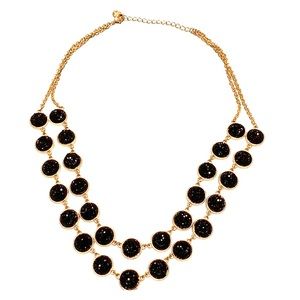 Black and gold necklace to dress up with!